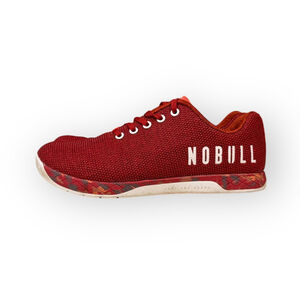 NOBULL Unisex Fire Heather Trainer Red/White Size 10W/8.5M​